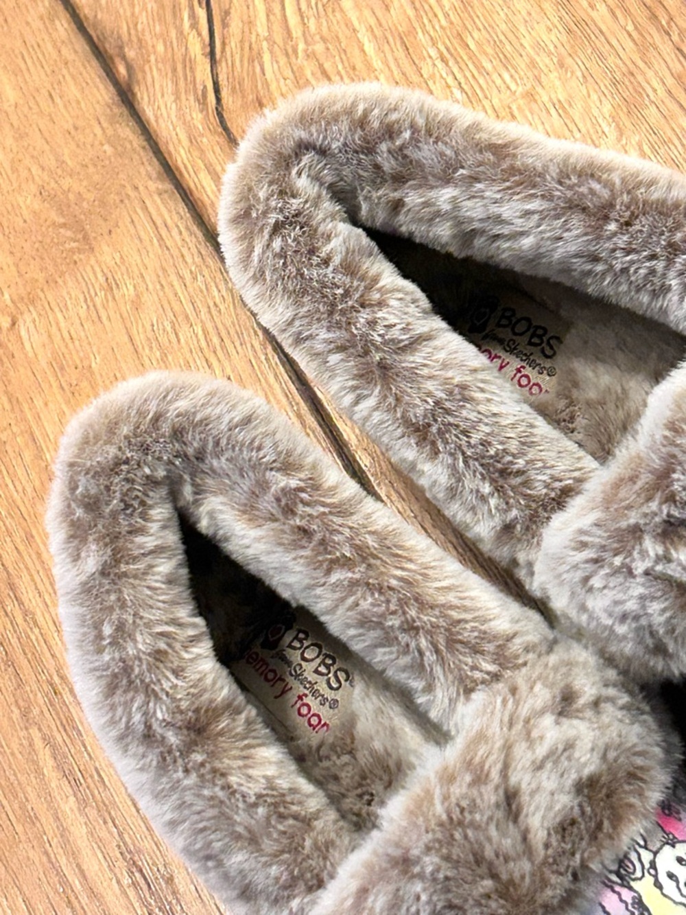BOBS Skechers Too Cozy Winter Howl Aloha Doodle Slipper Faux Fur Women’s 8 NWOT - Picture 9 of 15